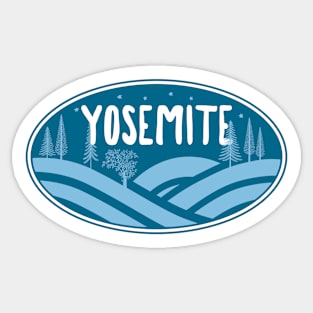 Yosemite National Park California Outdoors Sticker